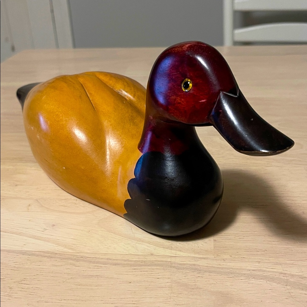 Wooden Mallard Duck